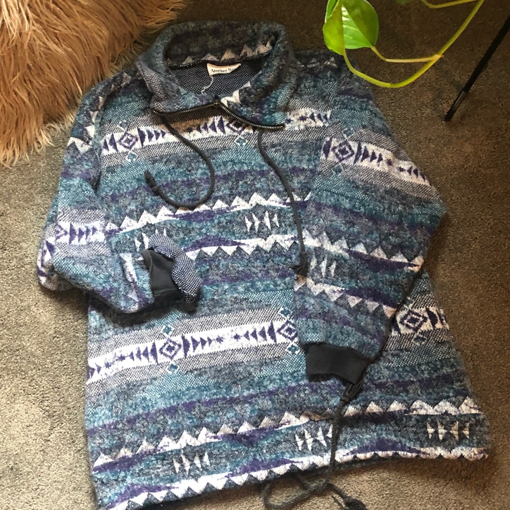 Aztec Design Half Zip